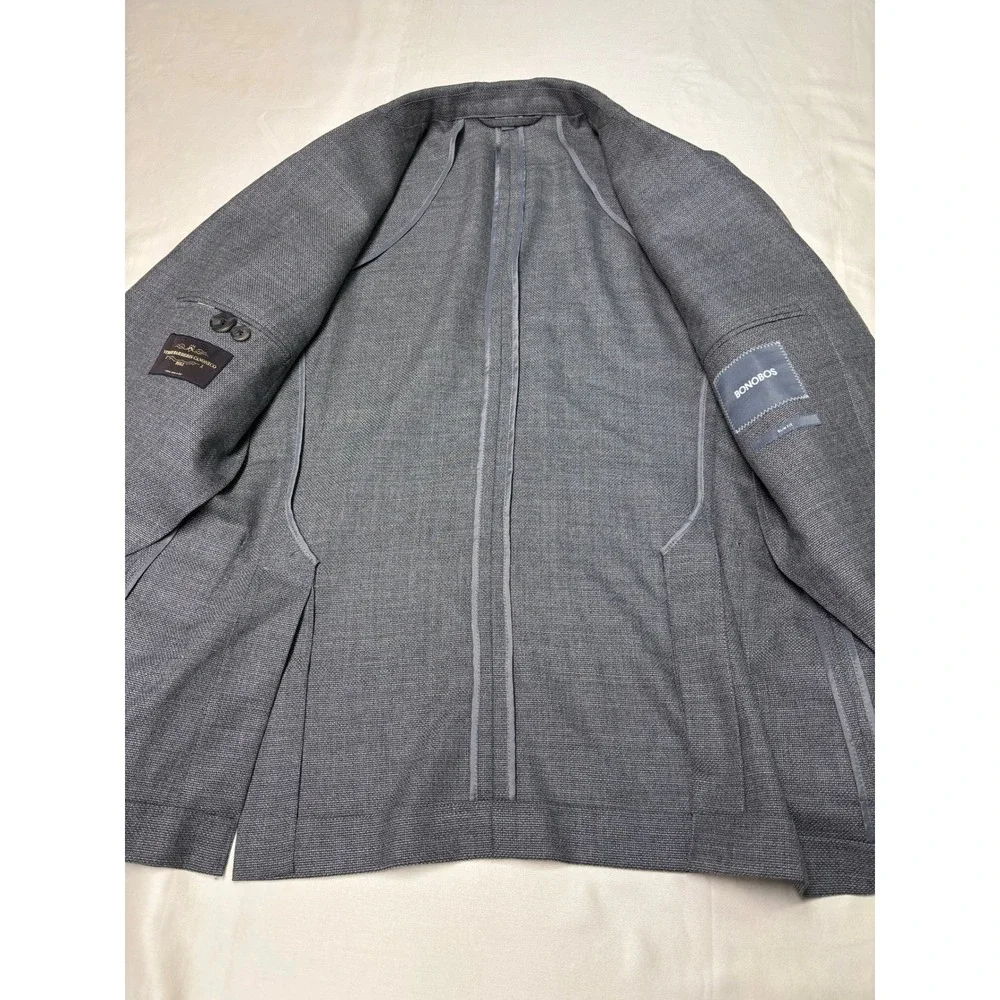 Bonobos x Vitale Barberis Slim Fit G Unconstructed Italian Wool Blazer Mens 36S